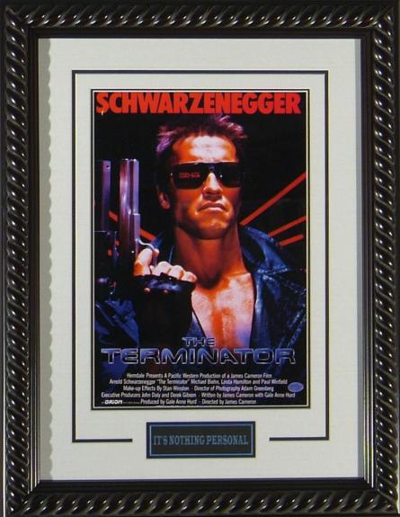 Terminator Framed 11x17 Publicity Movie Poster