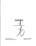 Terrence Howard Signed Empire Pilot Episode Script 64 Page Autograph Coa Fox