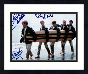 The Beach Boys Signed Autograph 11x14 Photo Mike Love Al Jardine David Marks Psa
