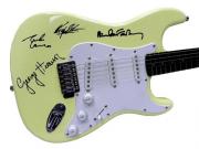 The Beatles Autographed Facsimile Signed Guitar Paul Mccartney John Lennon ++