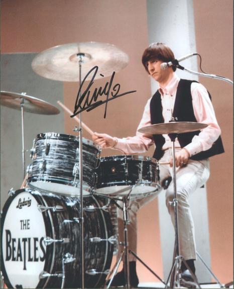 The Beatles Ringo Starr Signed 8x10 Photo Autographed BAS #A76282