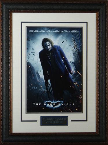 Dark Knight - The Joker Framed 11x17" Publicity Movie P