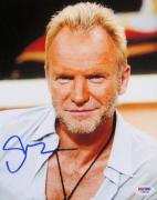 The Police Sting Signed RARE 8x10 Photo PSA/DNA