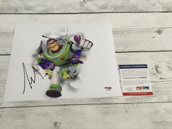 Tim Allen Signed 8x10 Photo PSA DNA COA Buzz Lightyear Toy Story Autographed a