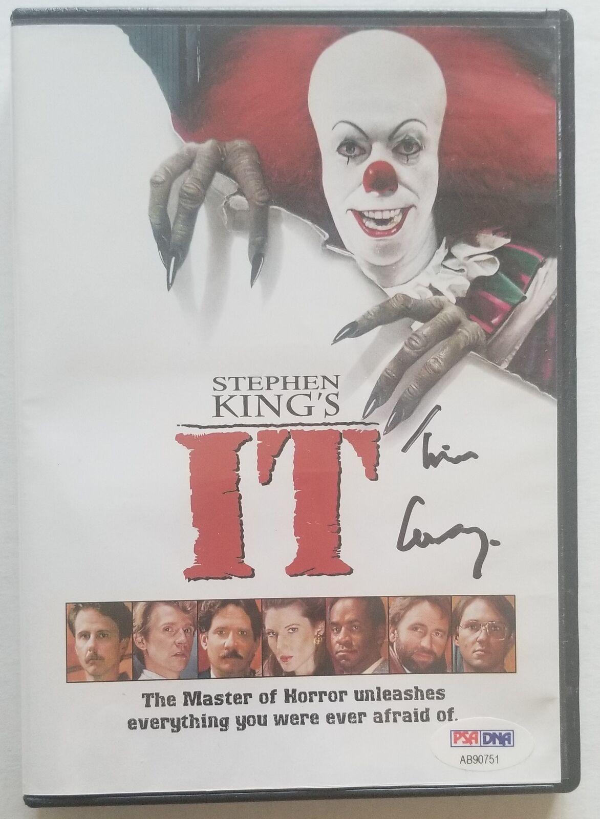 Tim Curry Signed 11x14 Photo IT w/ PSA/DNA COA Actor Stephen King's It Movie 