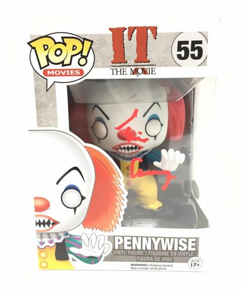 Tim Curry Signed Pennywise Funko Pop JSA Coa IT Movie