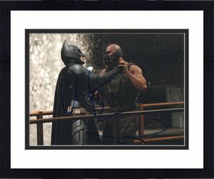Tom Hardy & Christian Bale Signed Autograph 8x10 Photo - Batman The Dark Knight