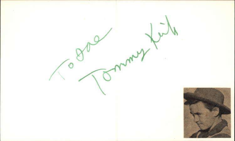 Tommy Kirk Signed "Old Yeller" Autograph 11x17 Inscribed Canvas Auto PSA DNA COA 