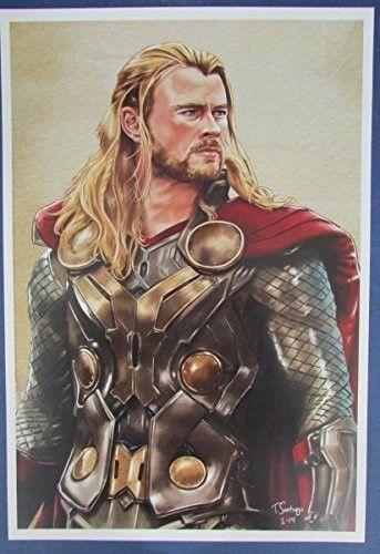 Tony Santiago Thor of The Avengers MARVEL 13x19 Print 127145