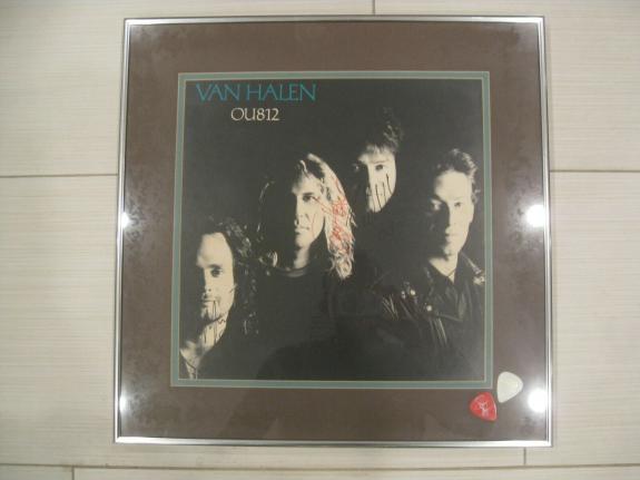Van Halen Band Signed Autographed OU812 Album Eddie Van Halen+3 JSA LOA BB65106