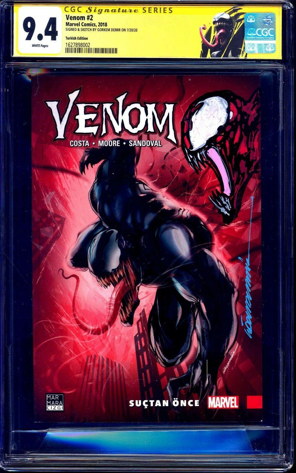 Venom 2 TURKISH TPB CGC SS 9.4 signed Gorkem Demir