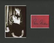 Vera Miles Psycho Rare Signed Autograph Photo Display W/ Alfred Hitchcock