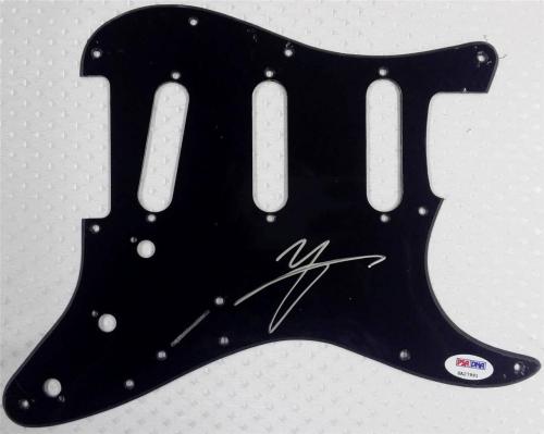 Vince Neil signed Motley Crue guitar Pick Guard Pickguard ~ PSA/DNA Witness COA