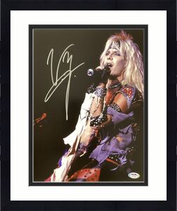 Vince Neil Signed Photo 11x14 Motley Crue Autograph Lead Singer 80s PSA/DNA 1
