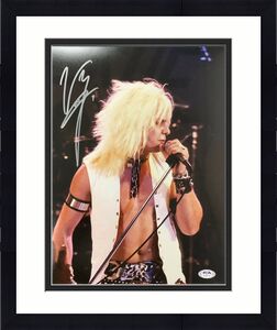 Vince Neil Signed Photo 11x14 Motley Crue Autograph Lead Singer 80s PSA/DNA 2