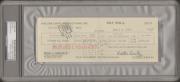 WALTER LANTZ Woody Woodpecker Signed Autographed Check PSA/DNA SLABBED #83746512