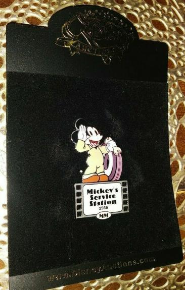 Wdw Disney Auction Mickey Mouse Service Station 1935 Collectible Pin /le 100