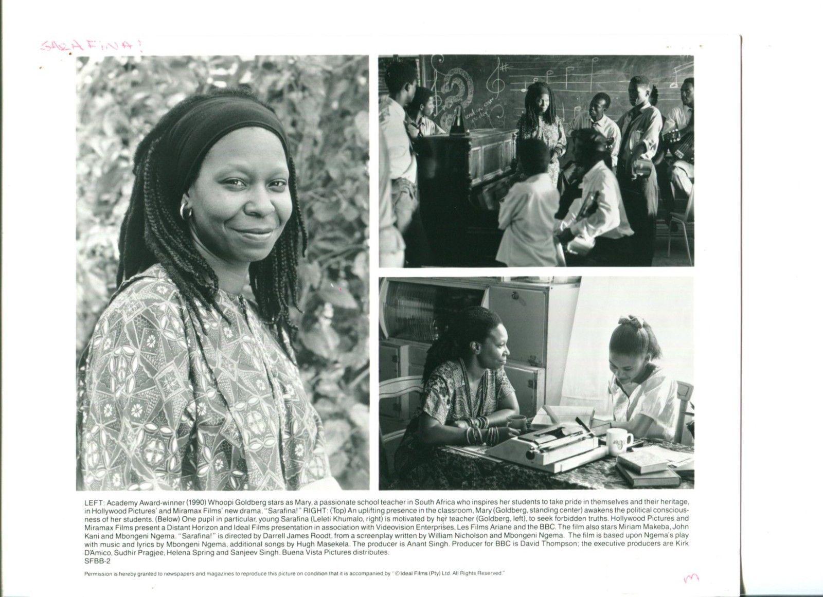 Whoopi Goldberg Leleti Khumalo Sarafina Original Press