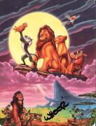 WHOOPI GOLDBERG - VOICE of SHENZI in "THE LION KING" Signed 5x7 DISNEYLAND POST CARD