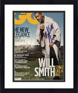 Will Smith  Signed  (December 2001) GQ Magazine JSA