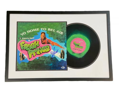 Will Smith Fresh Prince Of Bel Air Signed Framed Vinyl Album Autograph Becektt