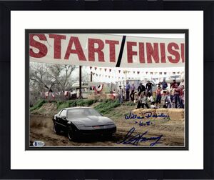 William Daniels David Hasselhoff Autograph Signed 11x14 - Knight Rider Beckett 2