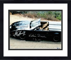 William Daniels David Hasselhoff Autograph Signed Knight Rider 11x14 Beckett 21