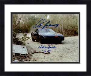 William Daniels David Hasselhoff Autograph Signed Knight Rider 11x14 Beckett 3
