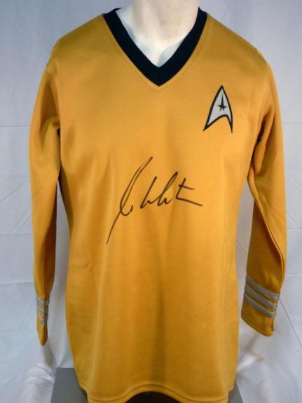William Shatner Autographed Captain Kirk Uniform Shirtjsa