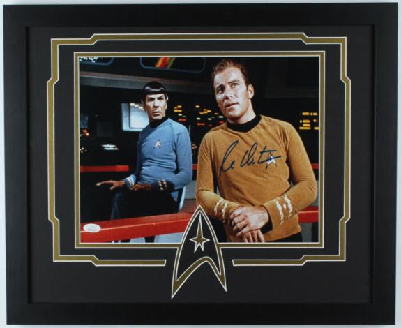 William Shatner Signed Autographed Framed Signed 11x14 Photo JSA 11