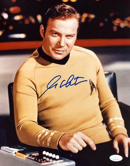 William Shatner Star Trek Signed Autographed 11x14 Photo JSA Authenticated 3