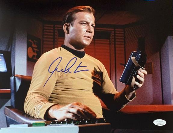 William Shatner Star Trek Signed Autographed 11x14 Photo JSA Authenticated 9